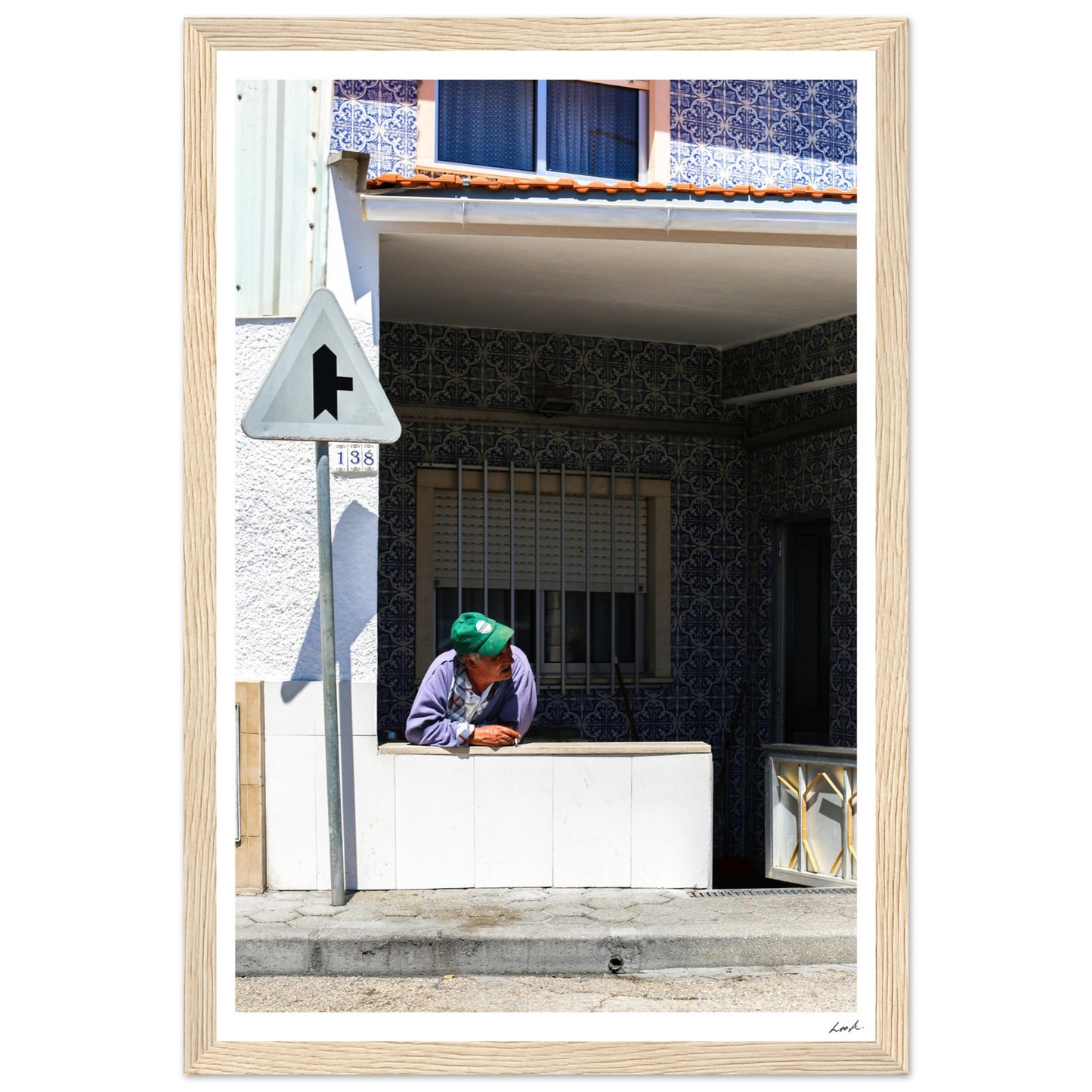 Morador de Costa Nova - Premium Matte Paper Wooden Framed Poster