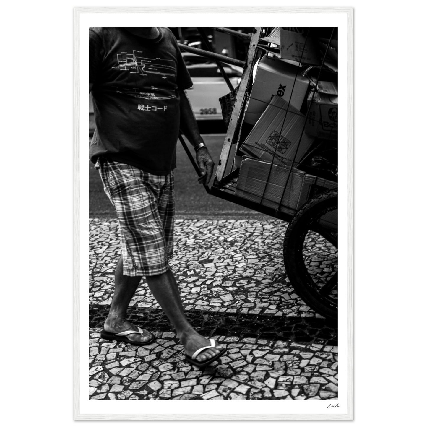 Street of CWB - Premium Matte Paper Wooden Framed Poster