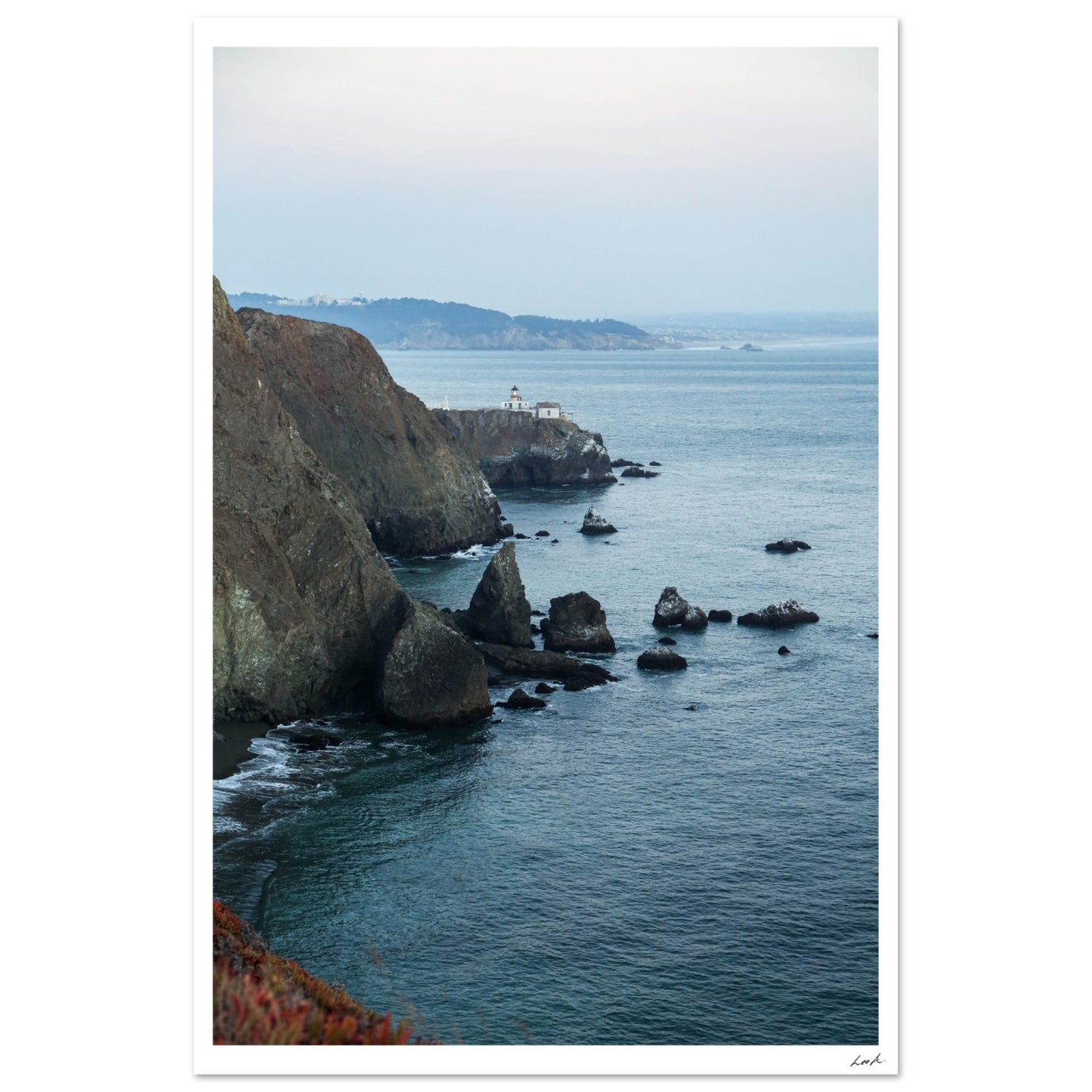 Point Bonita Lighthouse - Premium Semi-Glossy Paper Poster