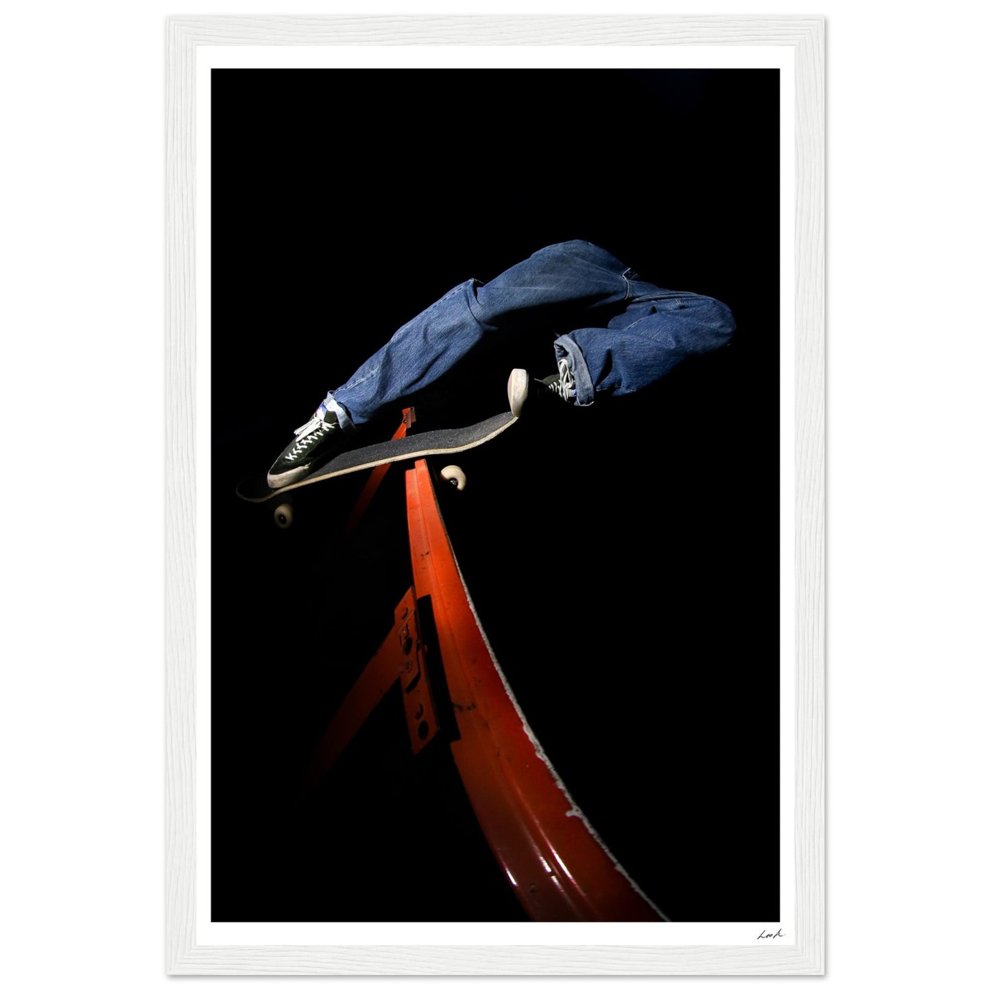 Lou Rock and Roll - Premium Matte Paper Wooden Framed Poster