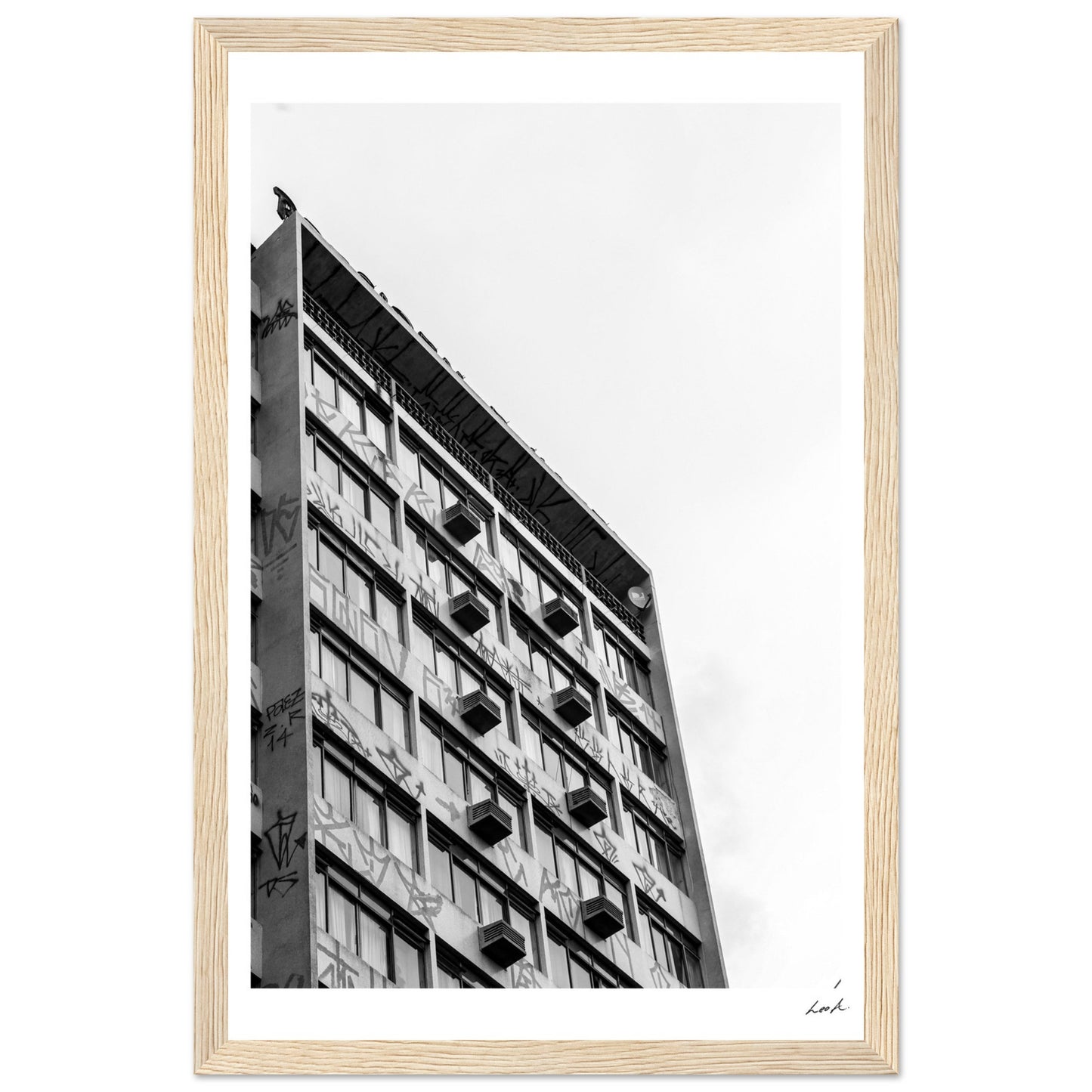 Street of CWB 3 - Premium Matte Paper Wooden Framed Poster