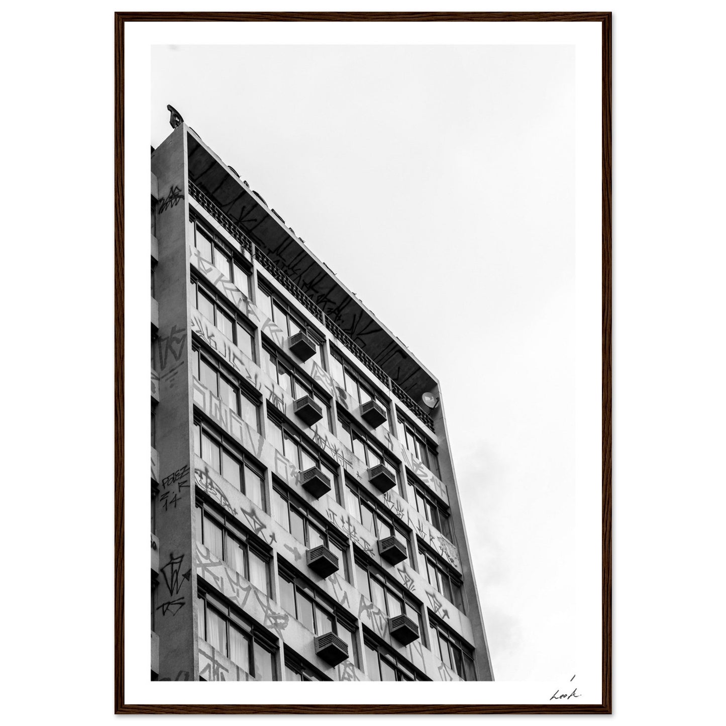 Street of CWB 3 - Premium Matte Paper Wooden Framed Poster