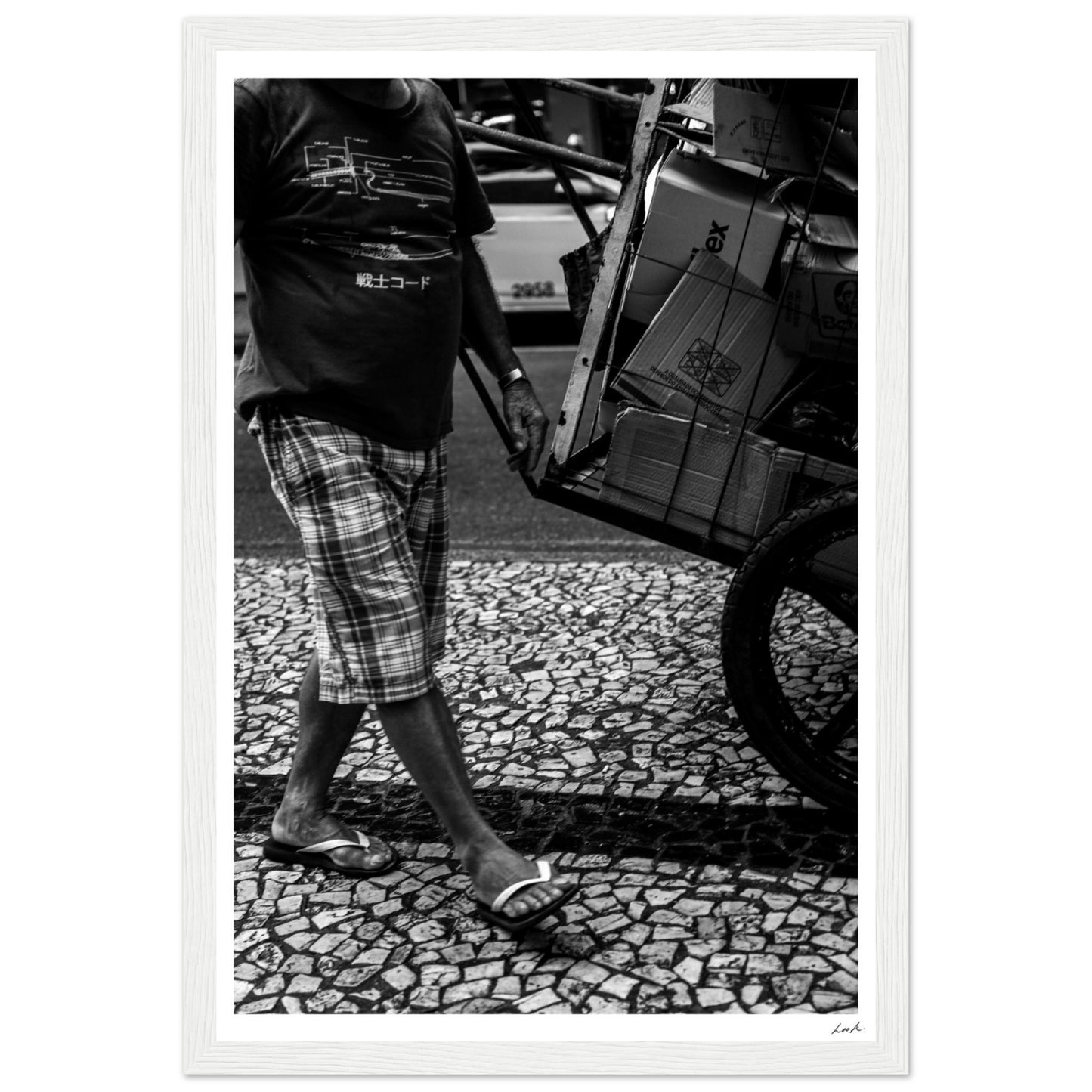 Street of CWB - Premium Matte Paper Wooden Framed Poster