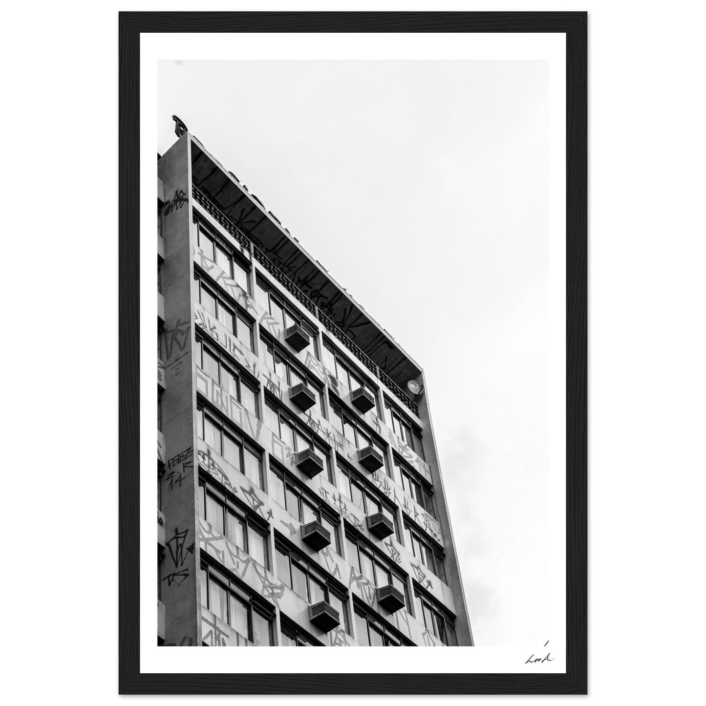 Street of CWB 3 - Premium Matte Paper Wooden Framed Poster