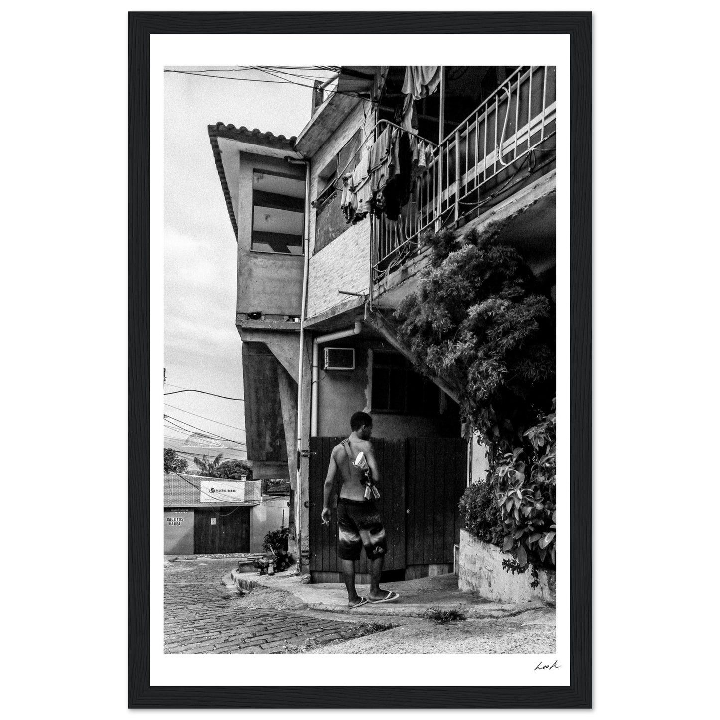 Street of RJ 3 - Premium Matte Paper Wooden Framed Poster