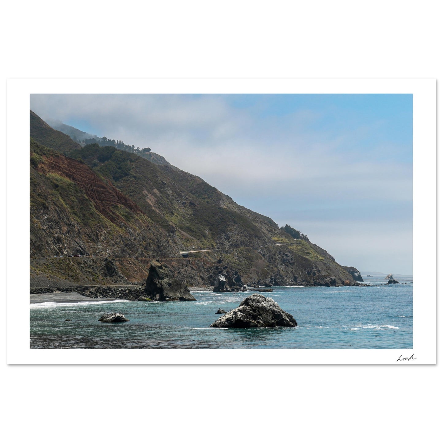 Big Sur Landscape 2 - Aluminum Print