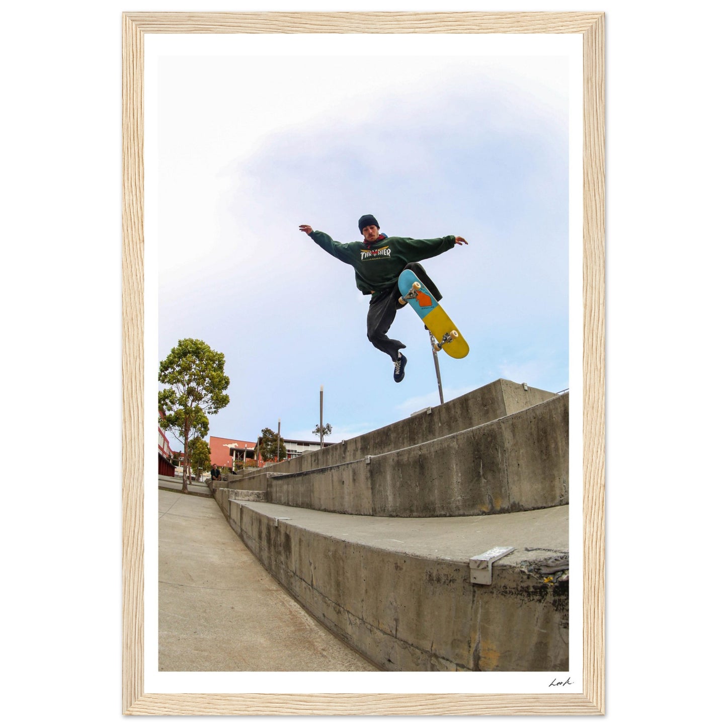 Brody Petulla No Comply Abraham Lincoln High School - Premium Matte Paper Wooden Framed Poster