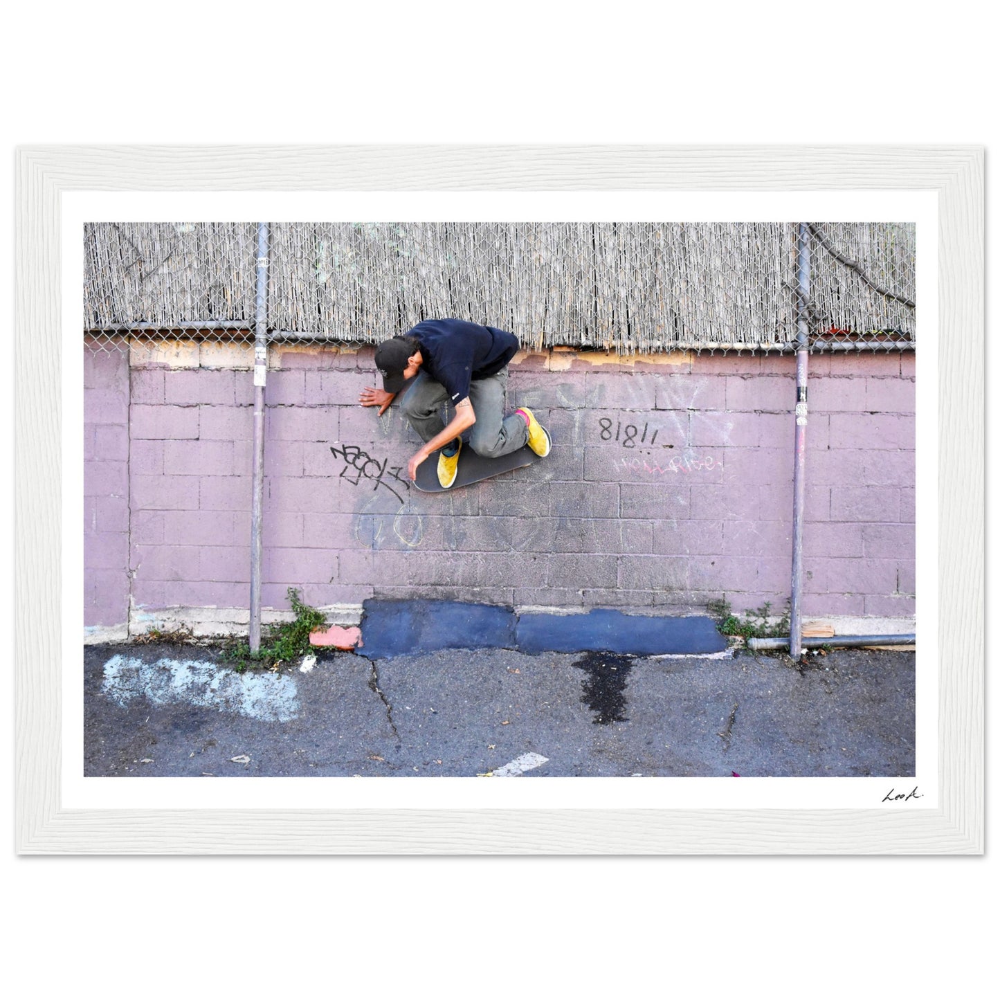 Lou Wallride - Premium Matte Paper Wooden Framed Poster