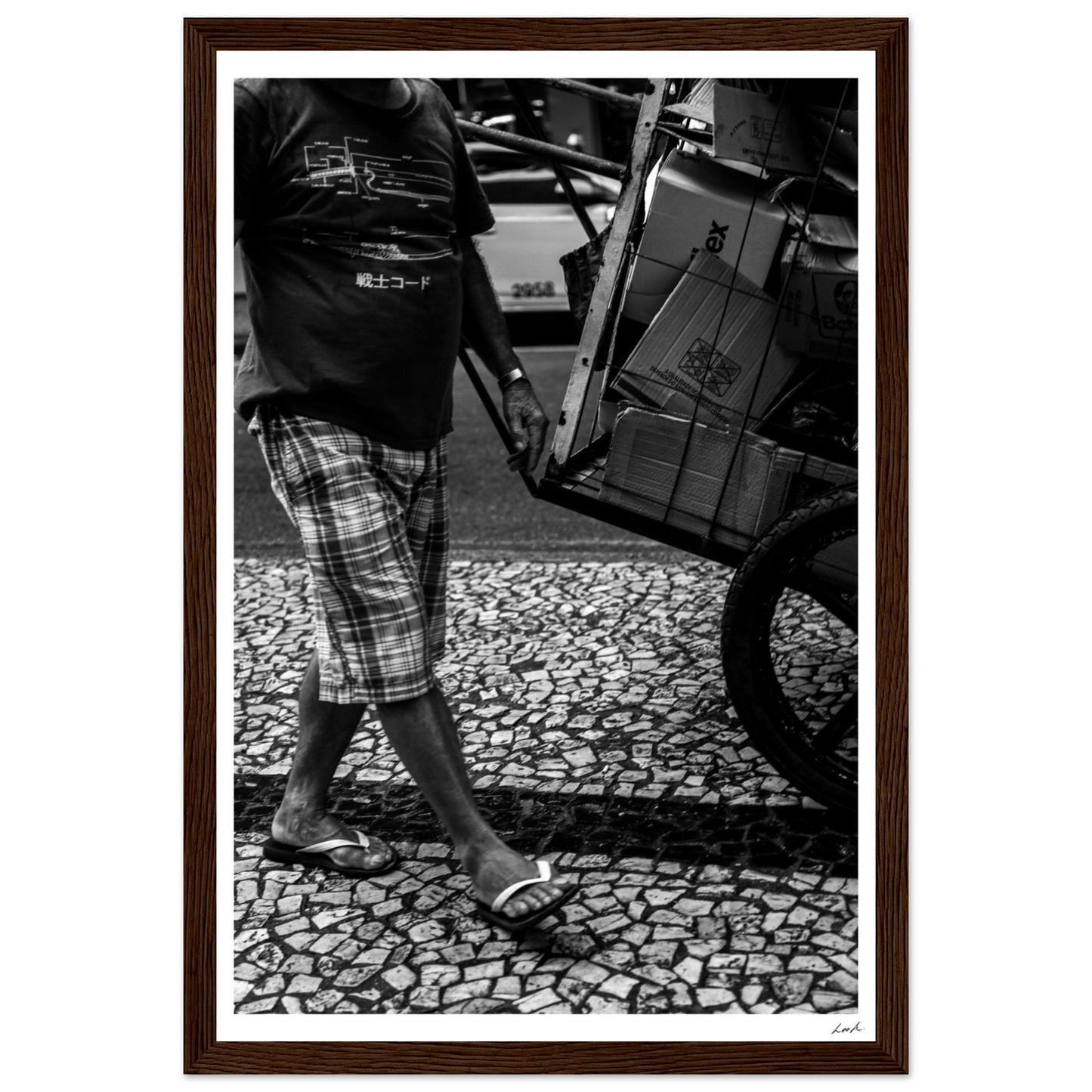Street of CWB - Premium Matte Paper Wooden Framed Poster