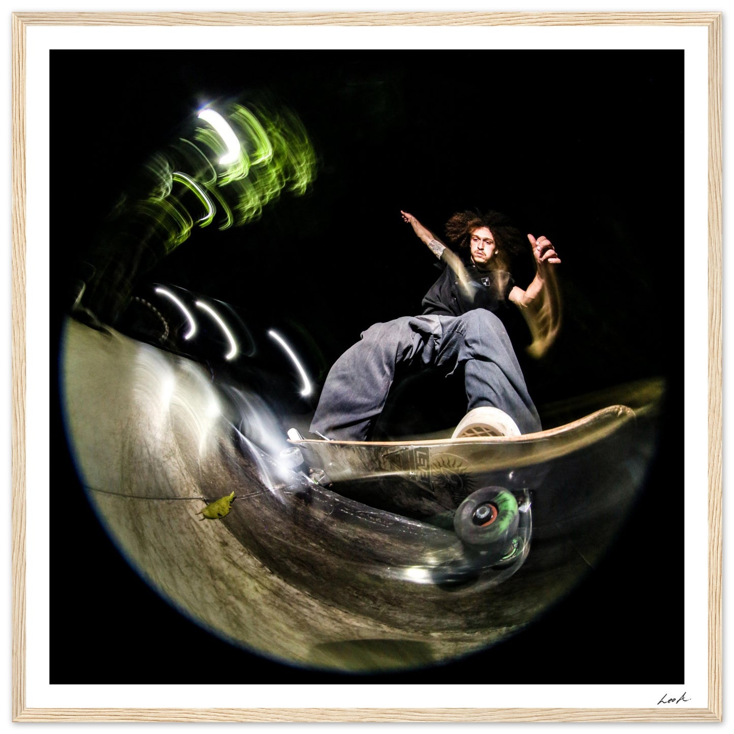 LC Hurricane - Premium Matte Paper Wooden Framed Poster
