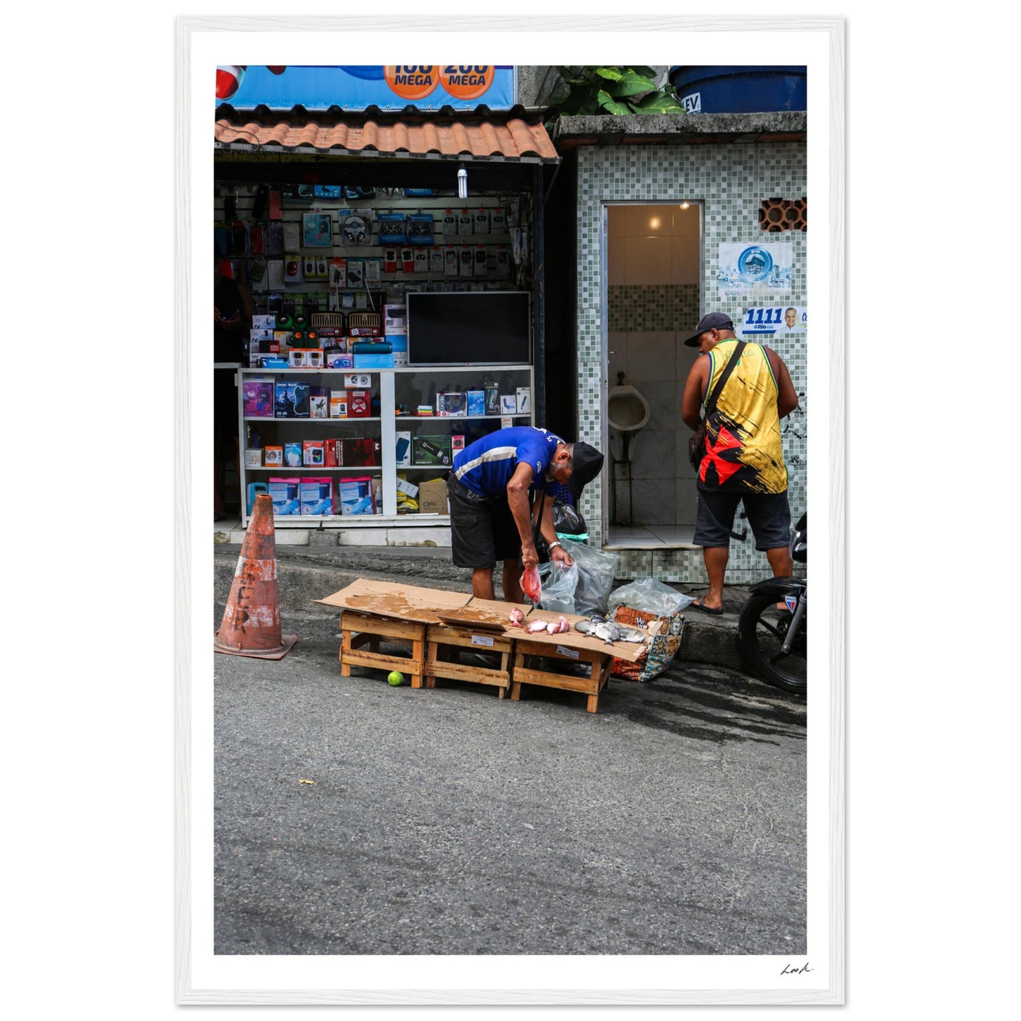 Street of RJ 2 - Premium Matte Paper Wooden Framed Poster