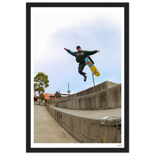 Brody Petulla No Comply Abraham Lincoln High School - Premium Matte Paper Wooden Framed Poster
