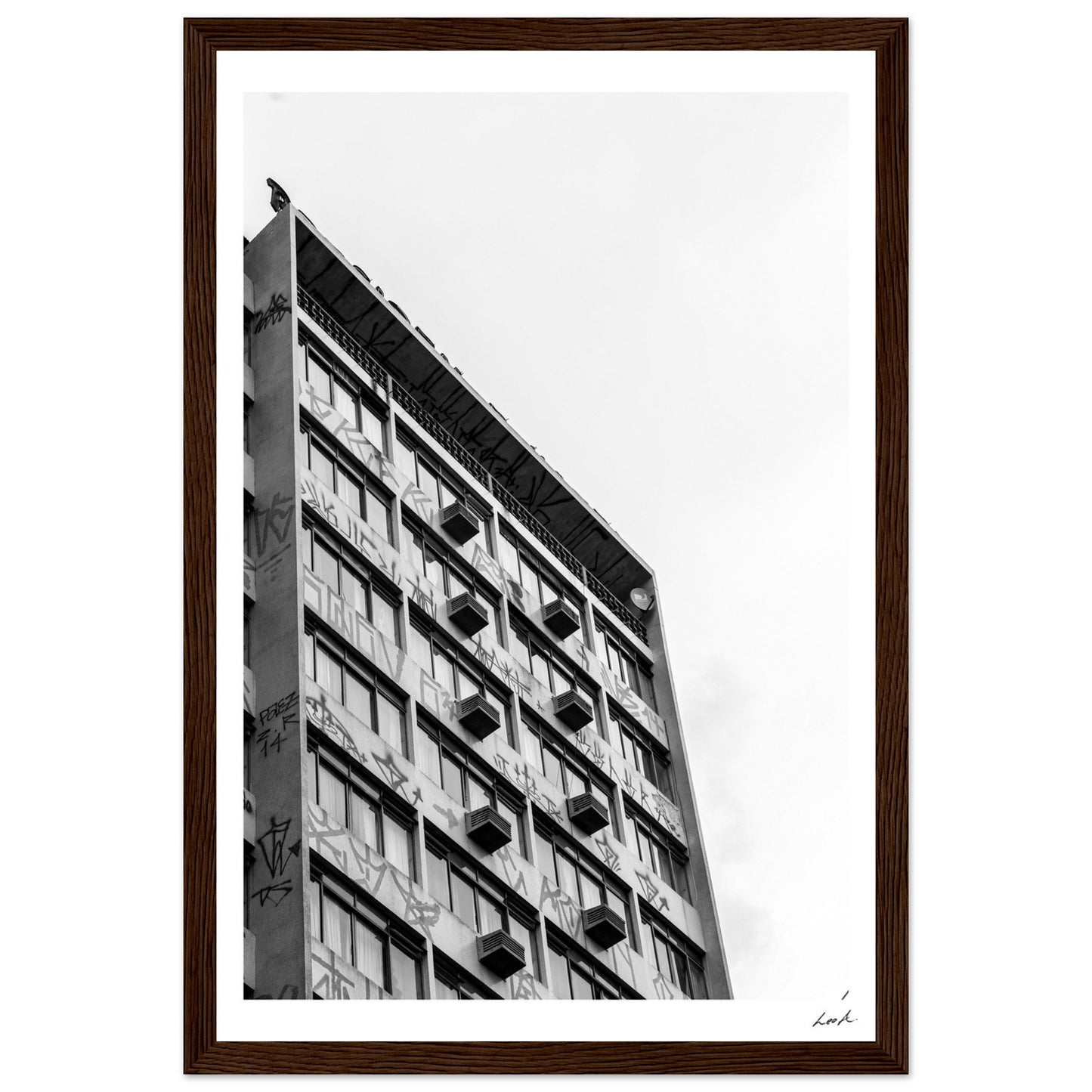 Street of CWB 3 - Premium Matte Paper Wooden Framed Poster