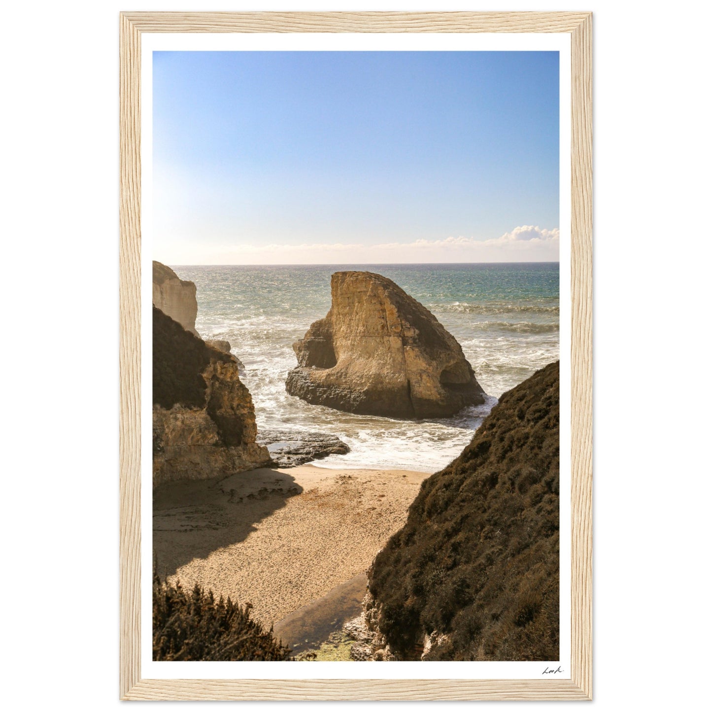 Daven Port Sharkfin - Premium Matte Paper Wooden Framed Poster