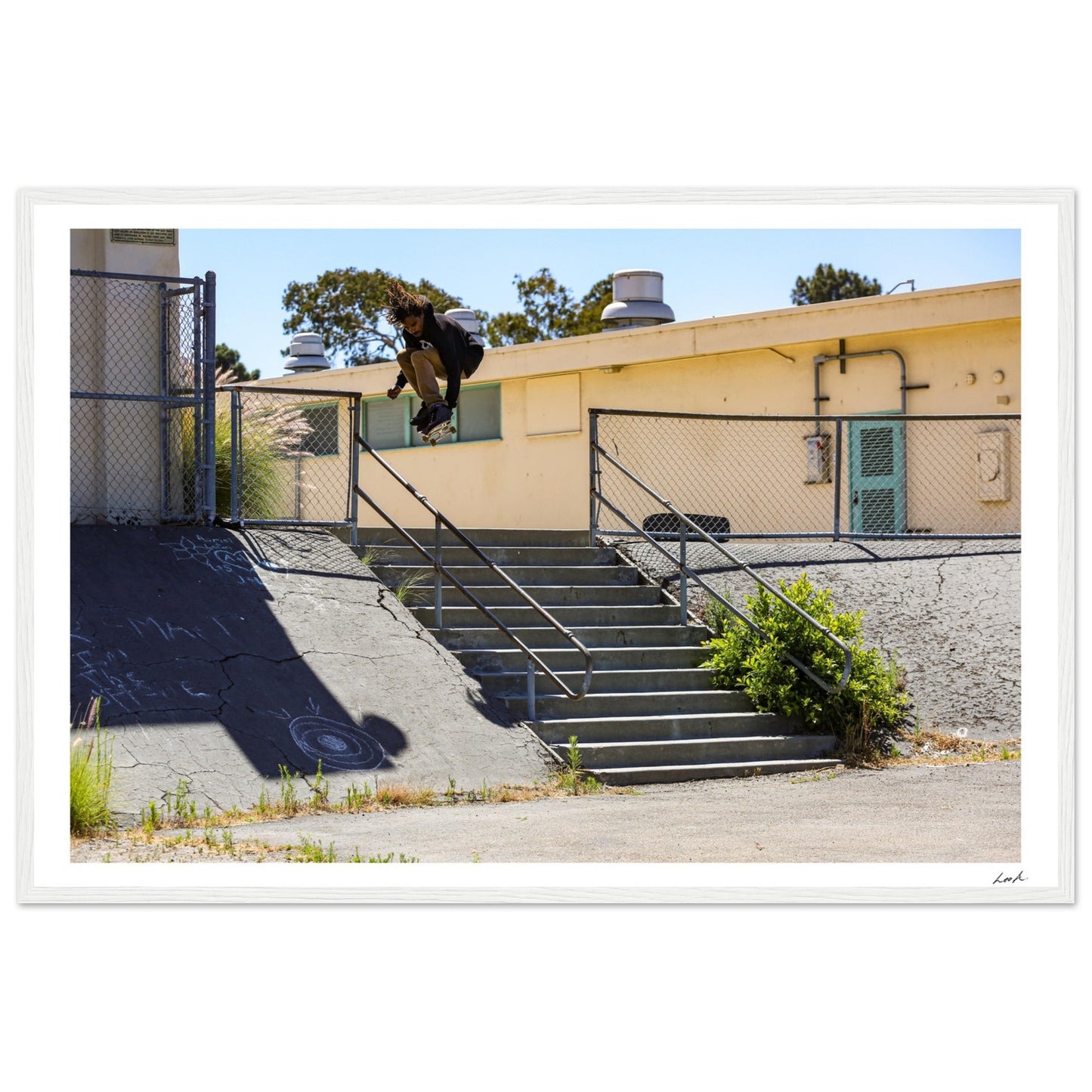 Melon Grab - Premium Matte Paper Wooden Framed Poster