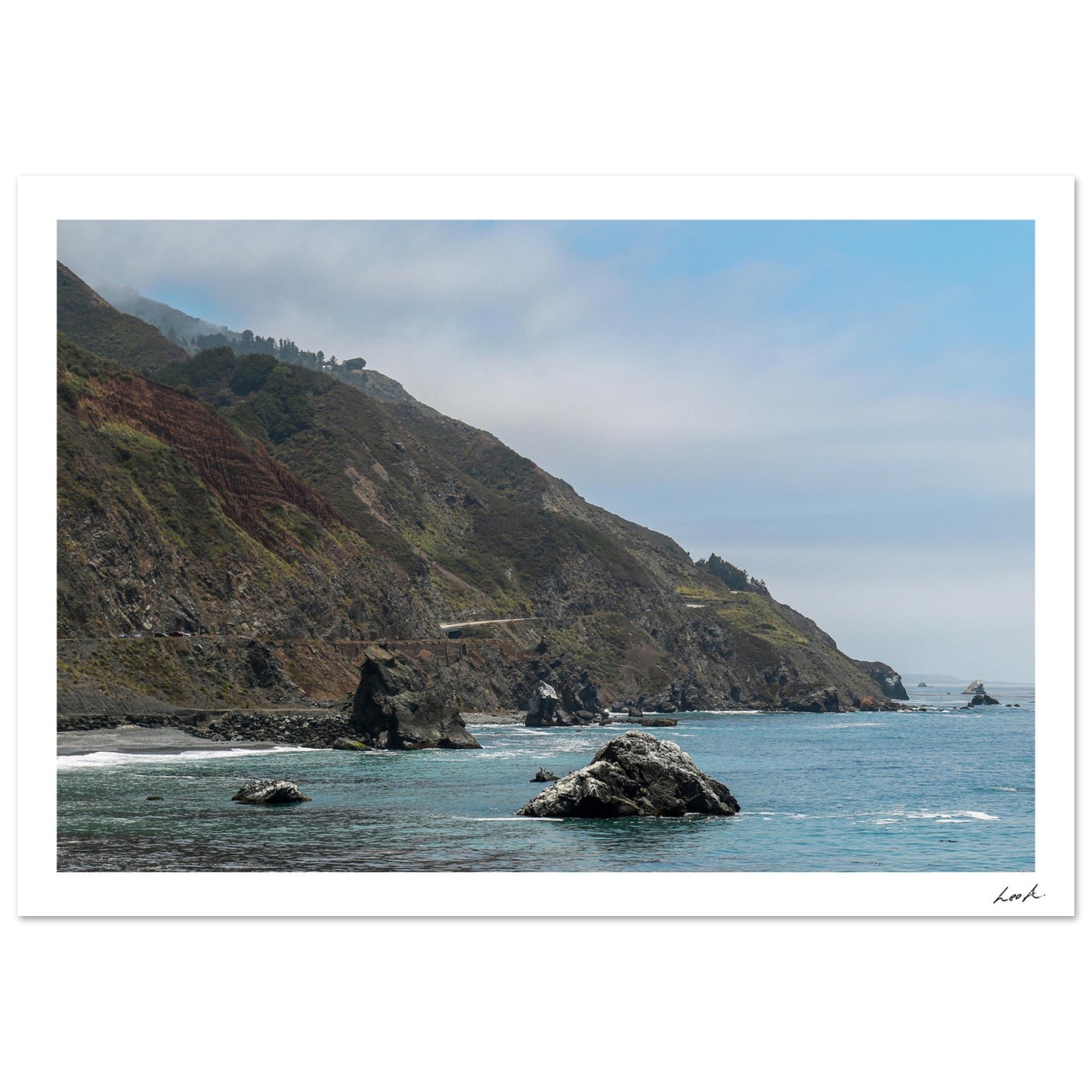 Big Sur Landscape 2 - Aluminum Print