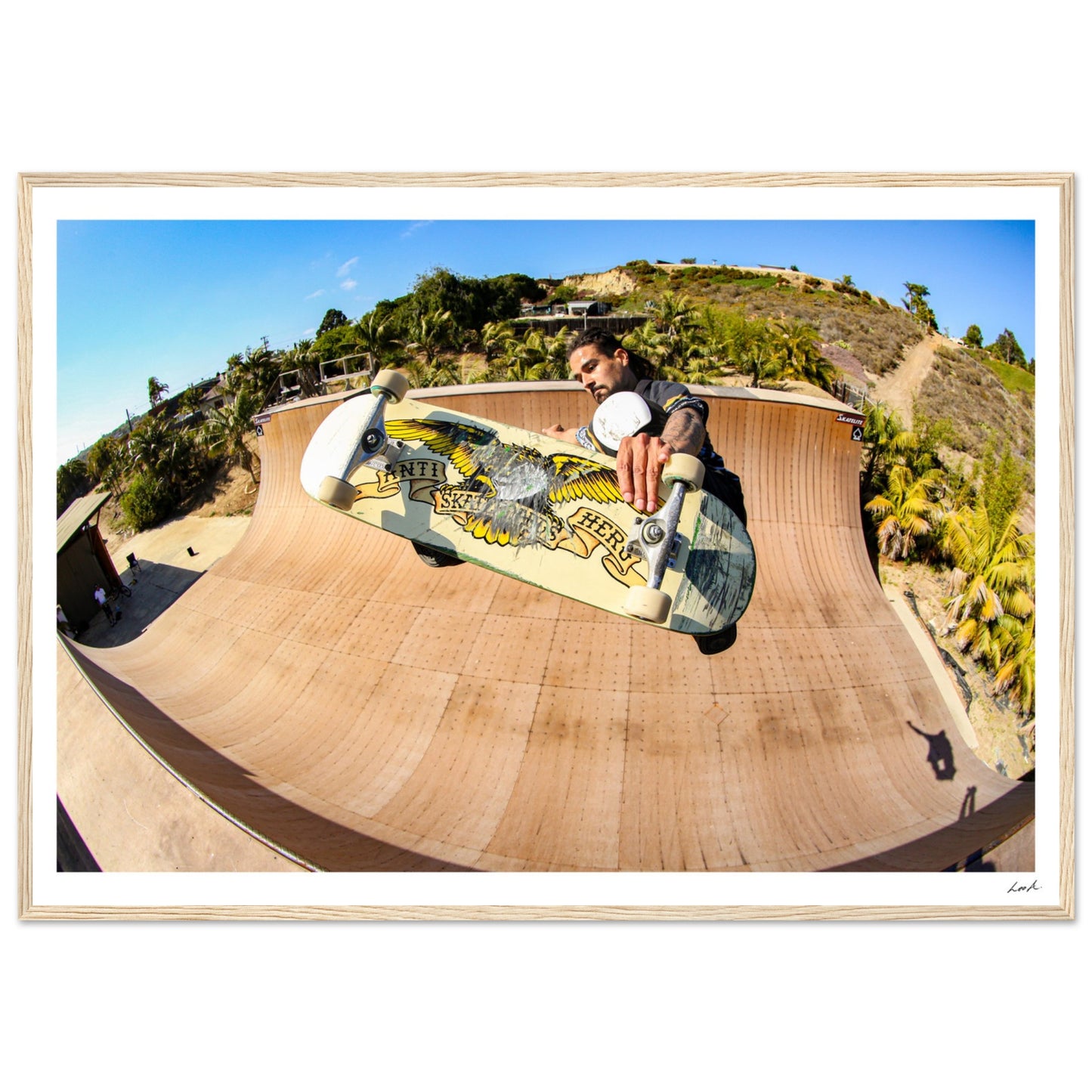 Front Side Air - Premium Matte Paper Wooden Framed Poster