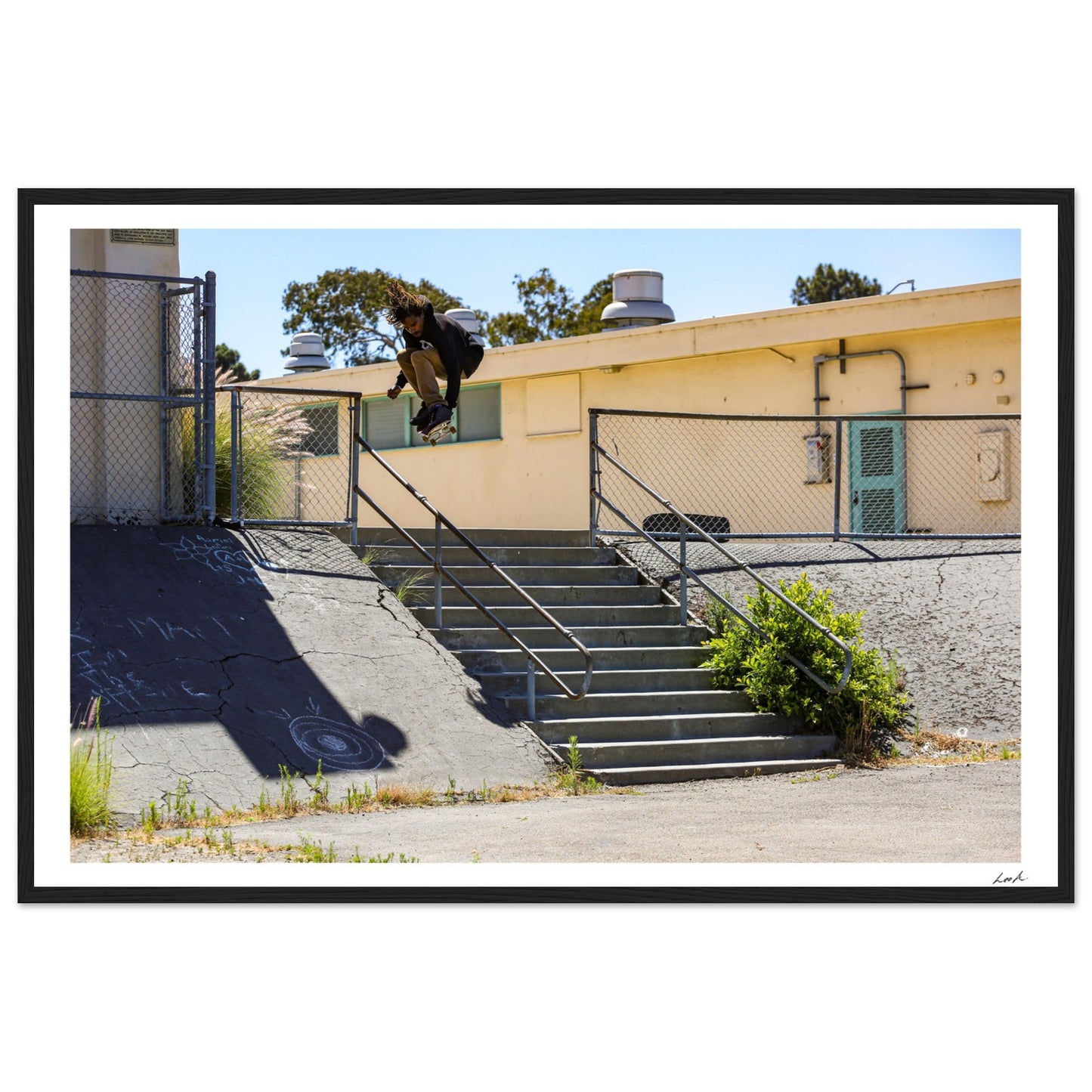 Melon Grab - Premium Matte Paper Wooden Framed Poster