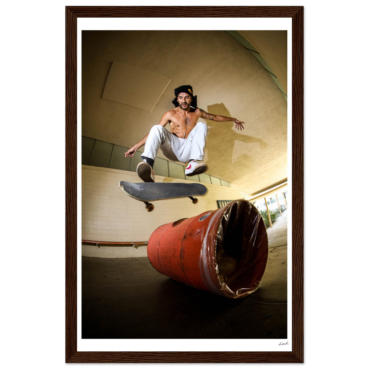 Kickflip 2 - Premium Matte Paper Wooden Framed Poster