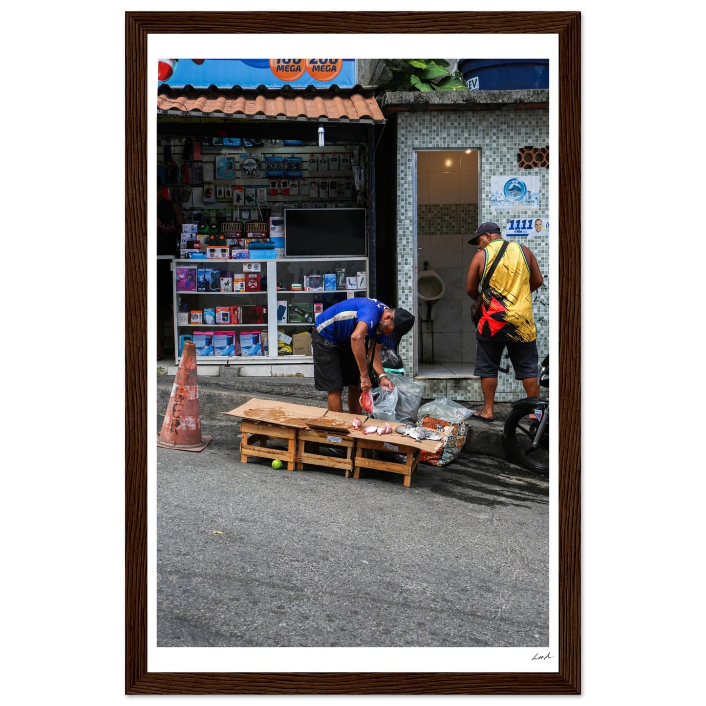 Street of RJ 2 - Premium Matte Paper Wooden Framed Poster