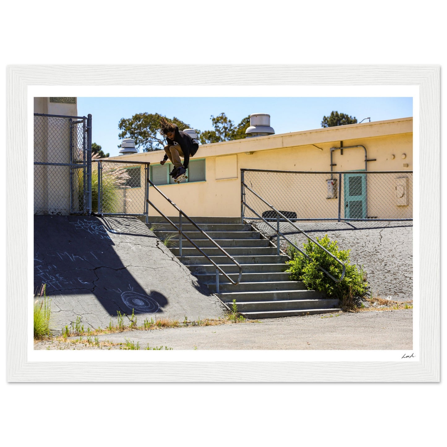 Melon Grab - Premium Matte Paper Wooden Framed Poster
