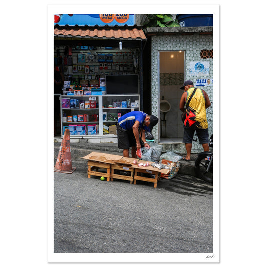 Street of RJ 2 - Aluminum Print
