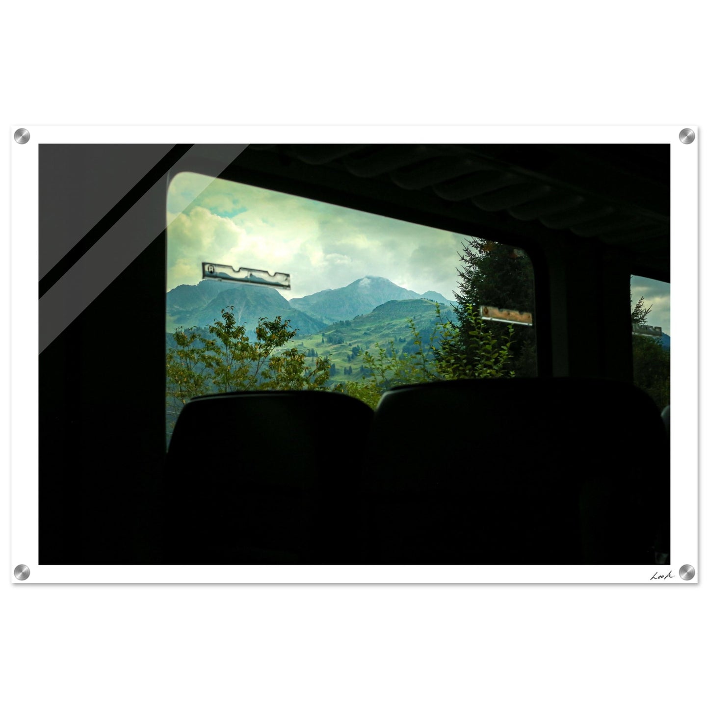 Austria Train View - Acrylic Print