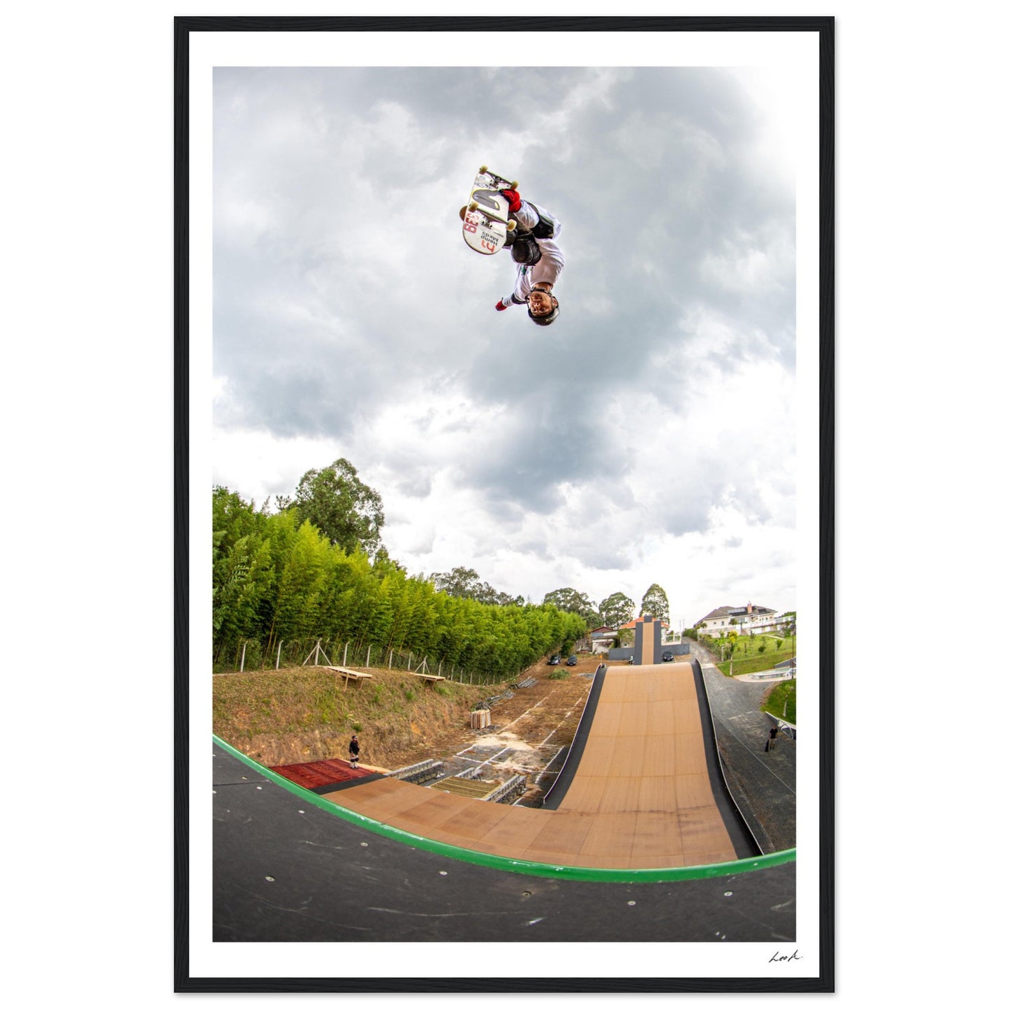 Curitiba Brazil - Premium Matte Paper Wooden Framed Poster