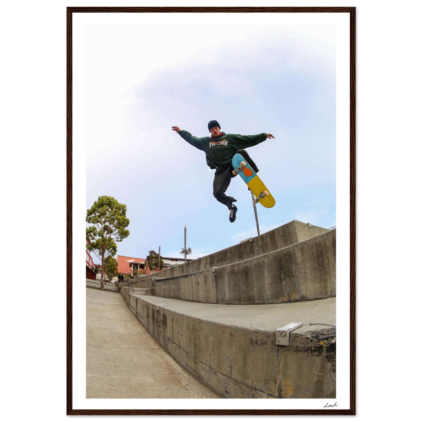 Brody Petulla No Comply Abraham Lincoln High School - Premium Matte Paper Wooden Framed Poster