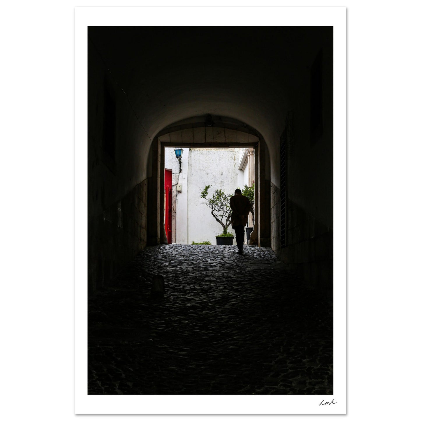 Street of Lisbon - Aluminum Print