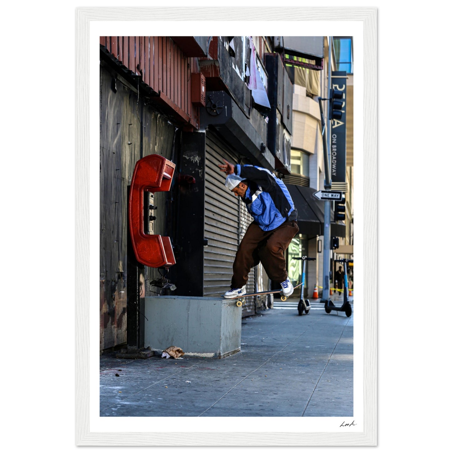 SS FS Nose Slide - Premium Matte Paper Wooden Framed Poster