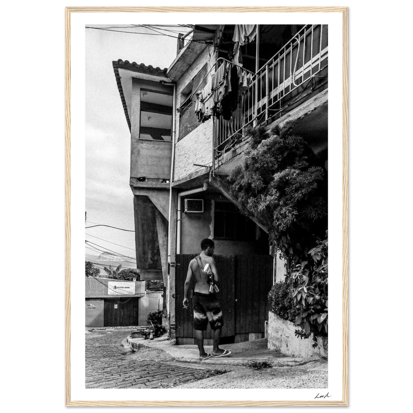 Street of RJ 3 - Premium Matte Paper Wooden Framed Poster