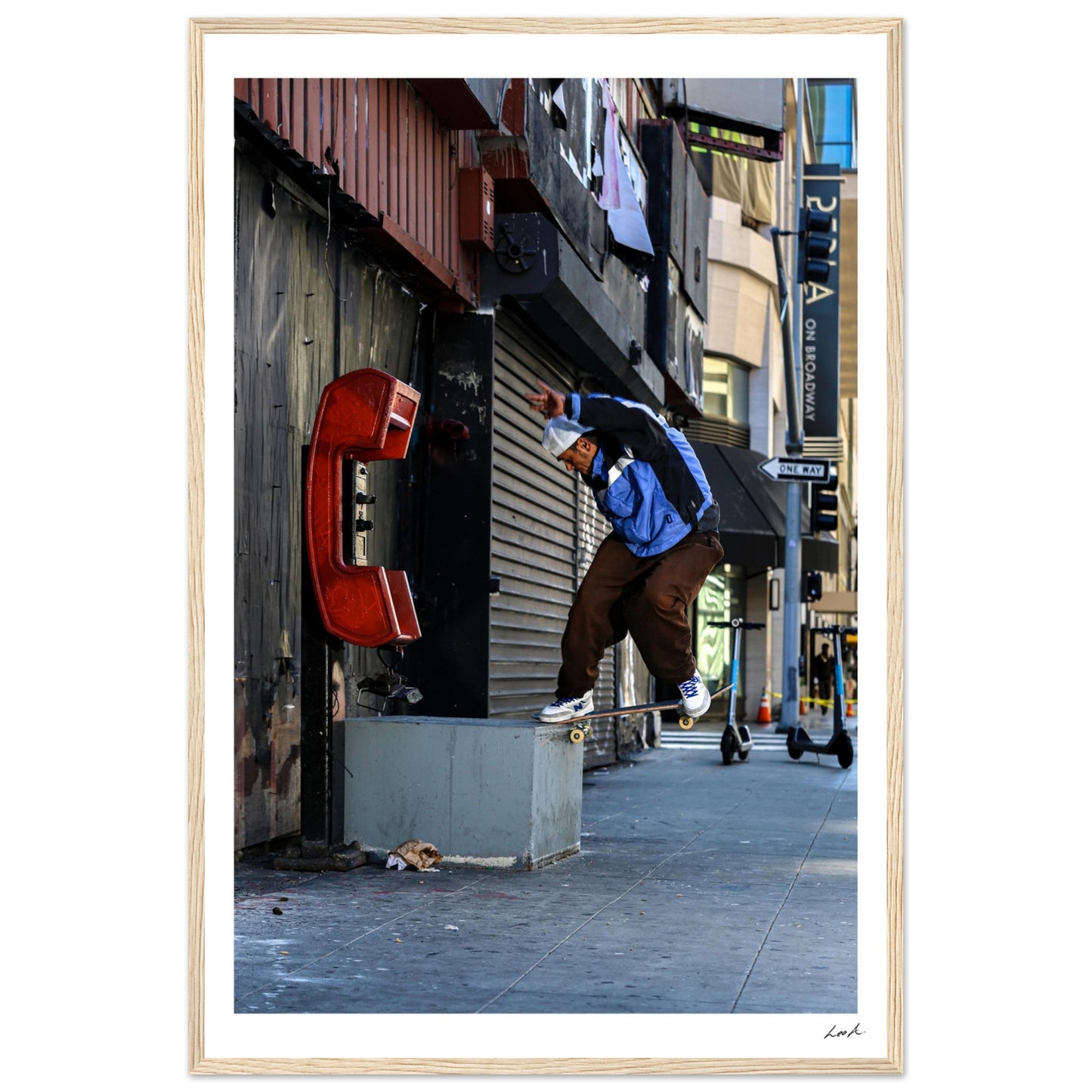 SS FS Nose Slide - Premium Matte Paper Wooden Framed Poster