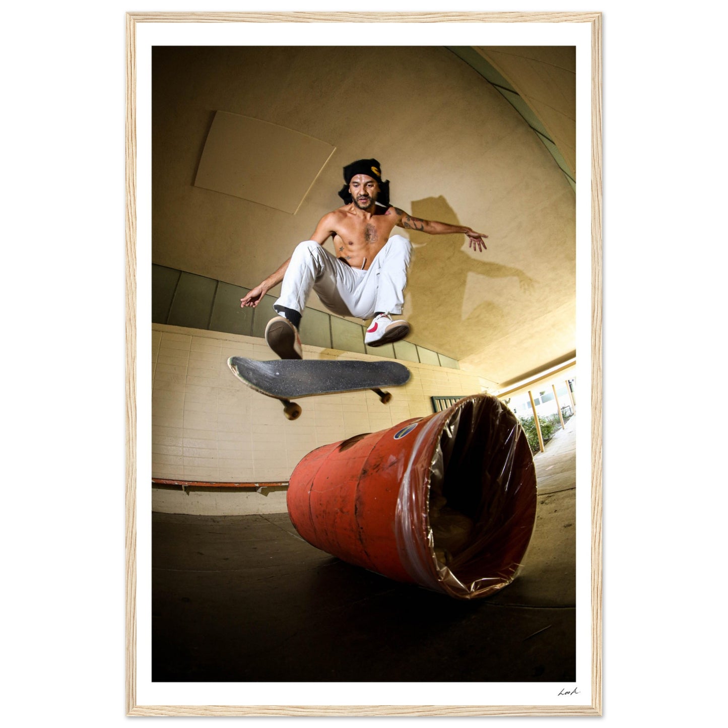 Kickflip 2 - Premium Matte Paper Wooden Framed Poster