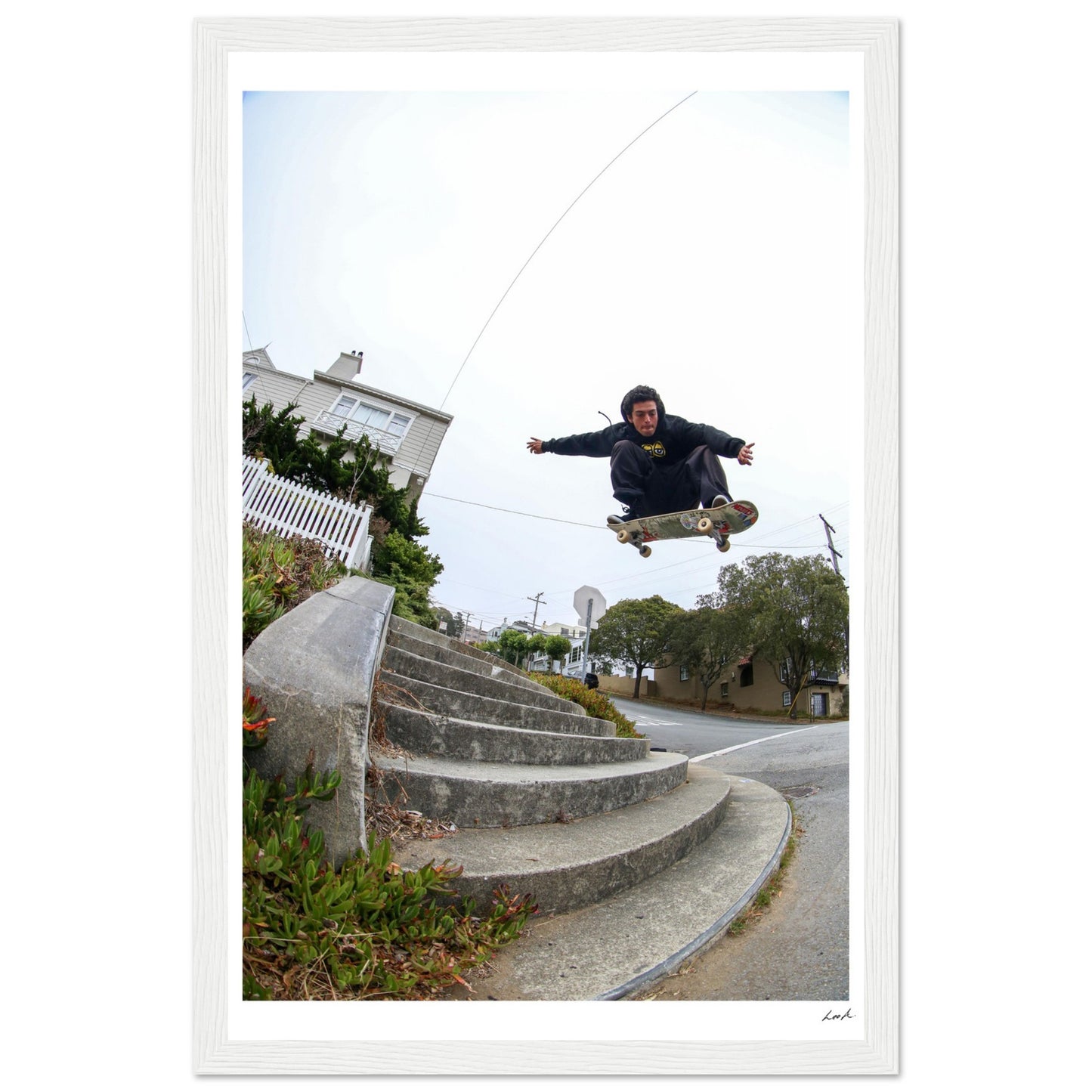 Ollie - Premium Matte Paper Wooden Framed Poster
