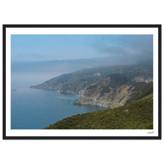 Big Sur Landscape - Premium Matte Paper Wooden Framed Poster