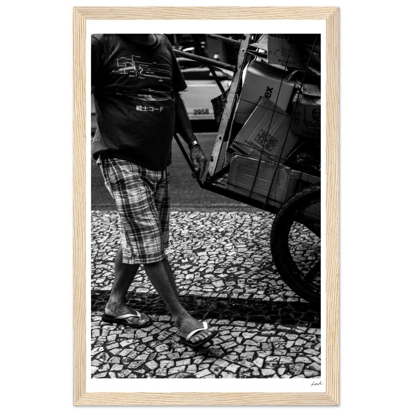 Street of CWB - Premium Matte Paper Wooden Framed Poster