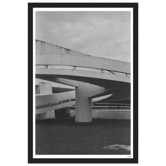 MONb_w - Premium Matte Paper Wooden Framed Poster