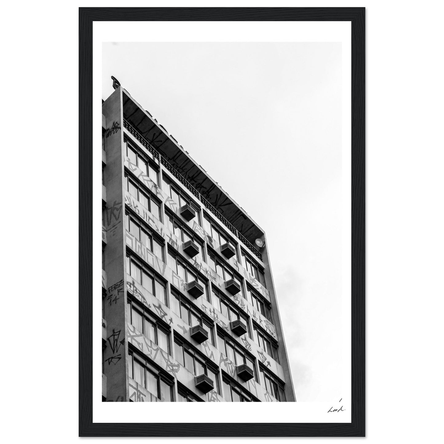 Street of CWB 3 - Premium Matte Paper Wooden Framed Poster