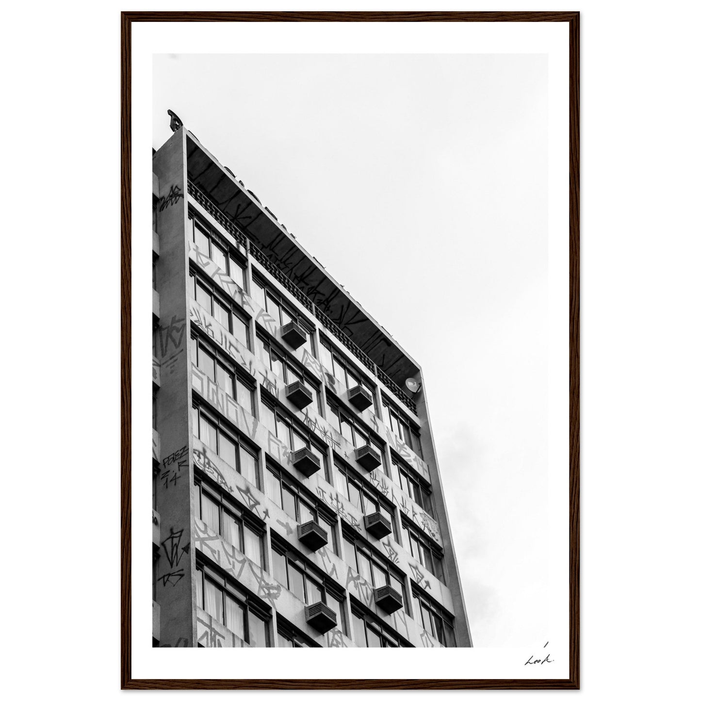 Street of CWB 3 - Premium Matte Paper Wooden Framed Poster