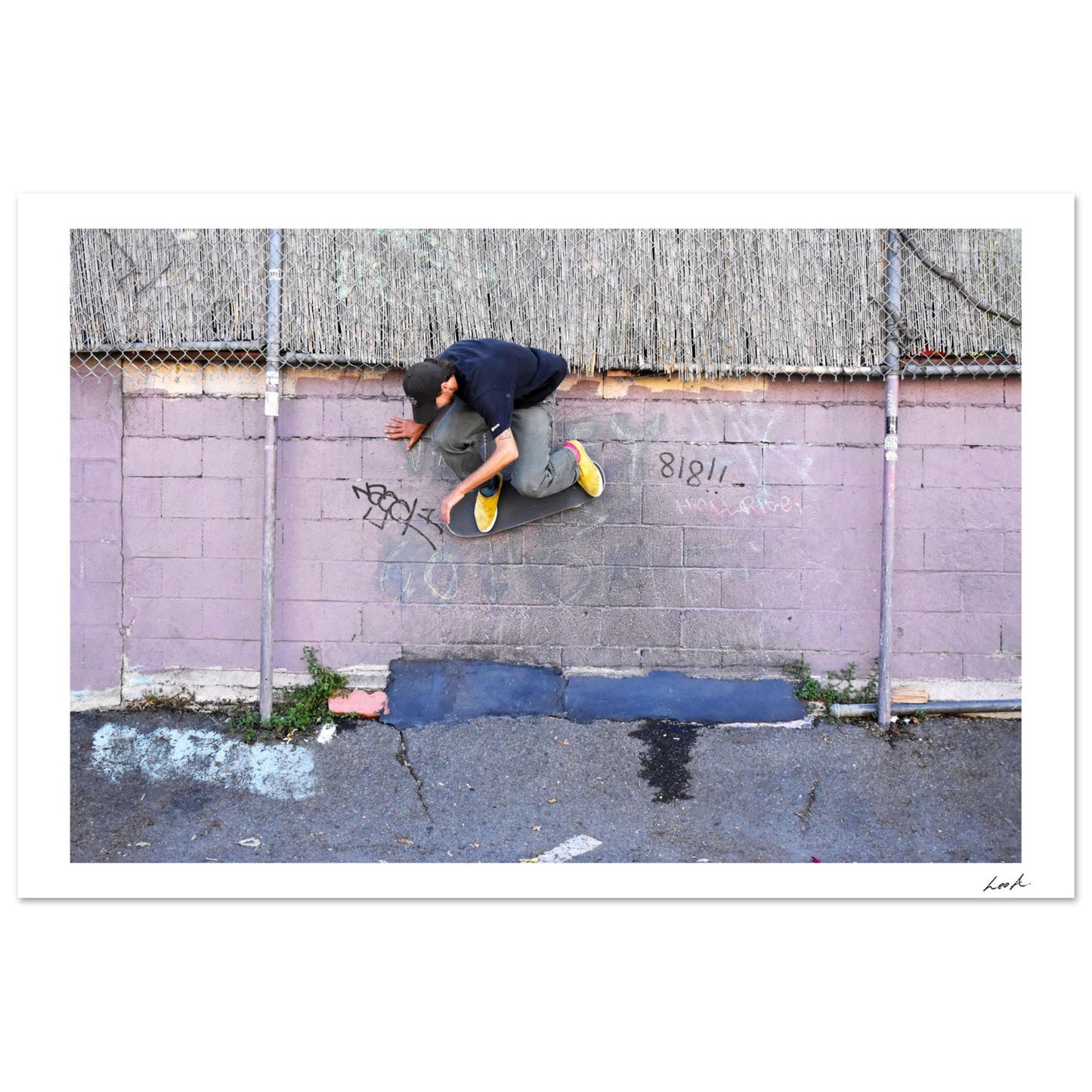 Lou Wallride - Aluminum Print