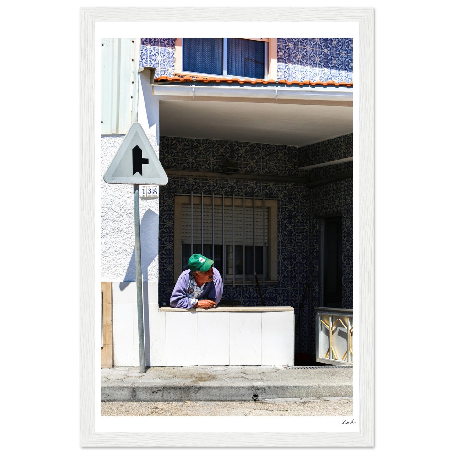 Morador de Costa Nova - Premium Matte Paper Wooden Framed Poster