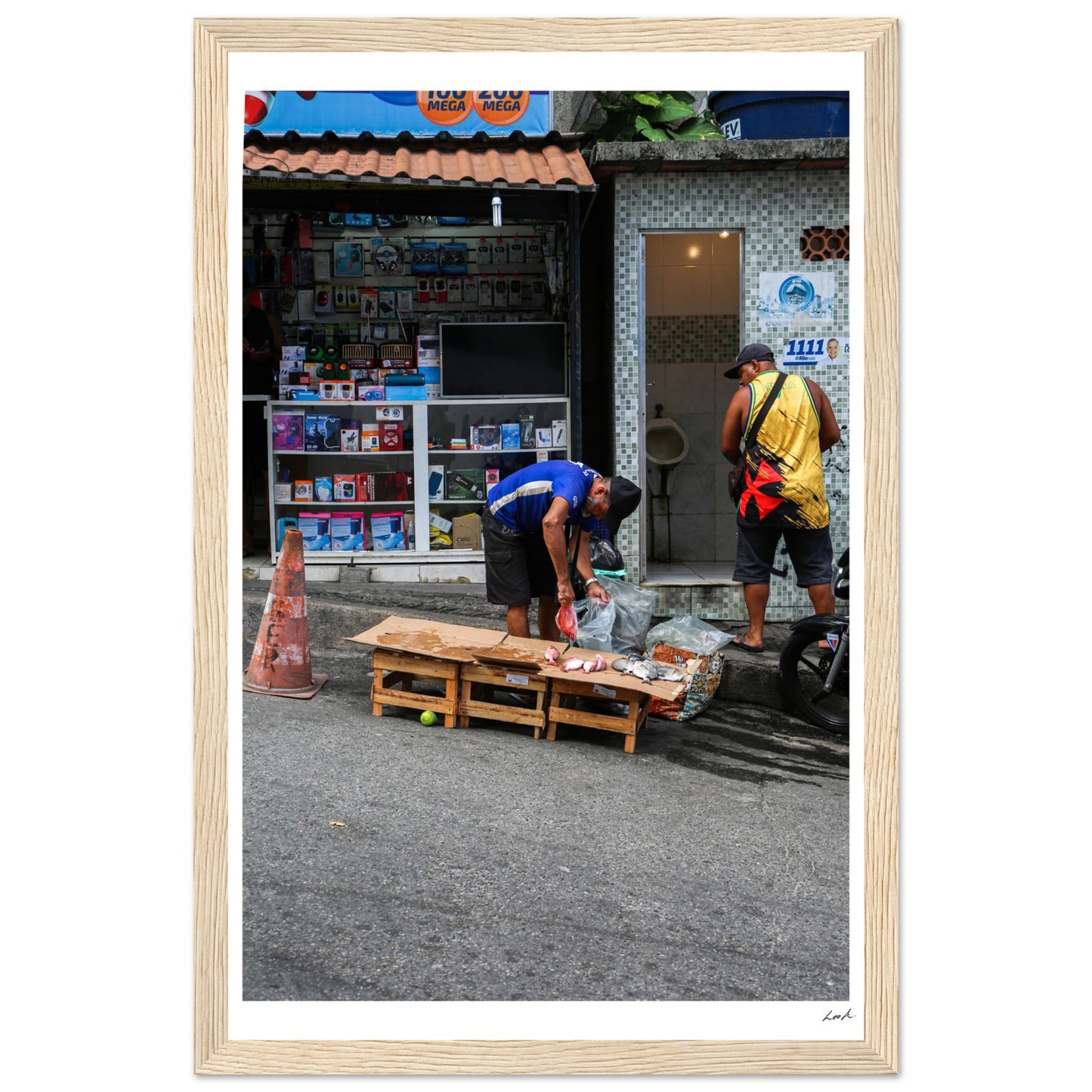 Street of RJ 2 - Premium Matte Paper Wooden Framed Poster