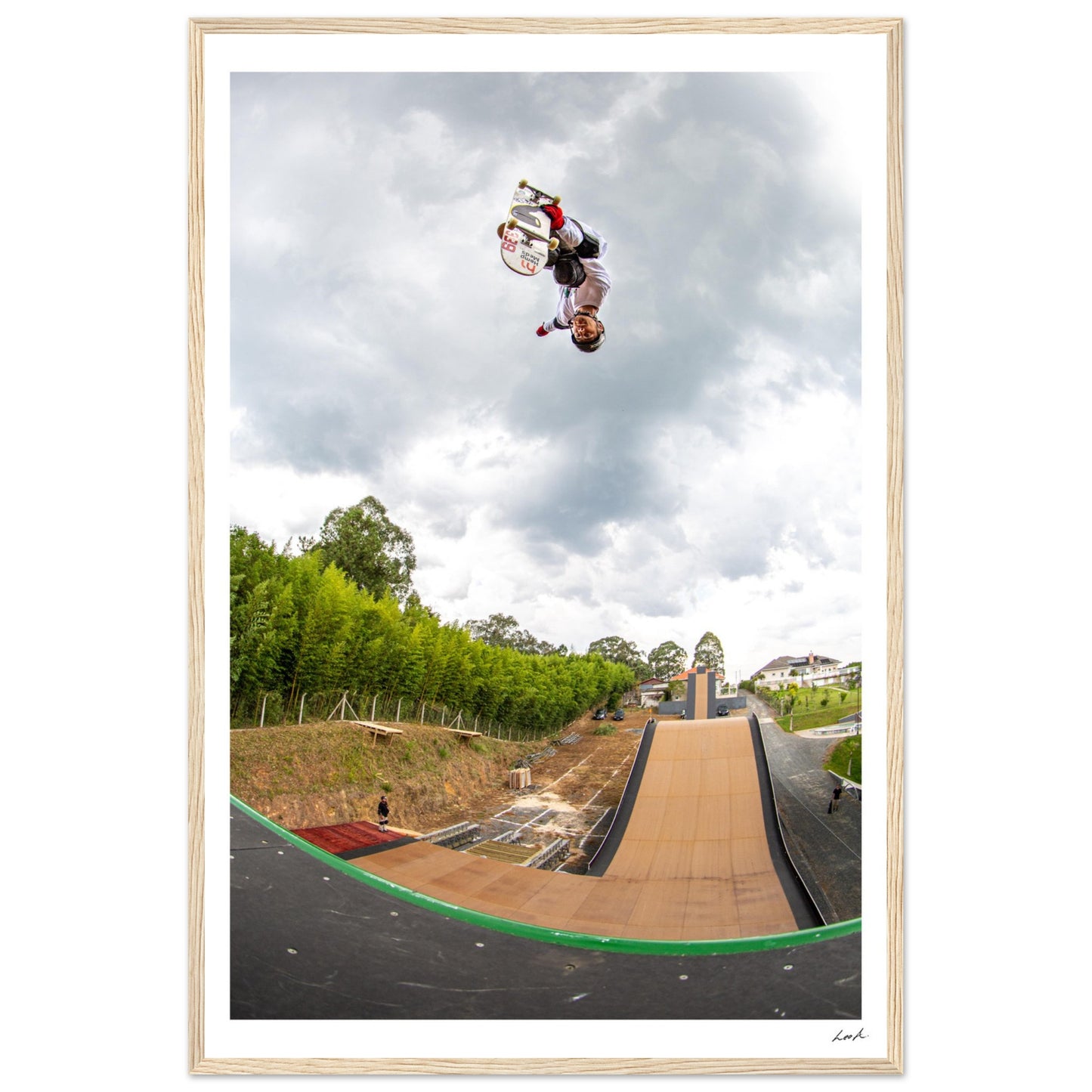 Curitiba Brazil - Premium Matte Paper Wooden Framed Poster