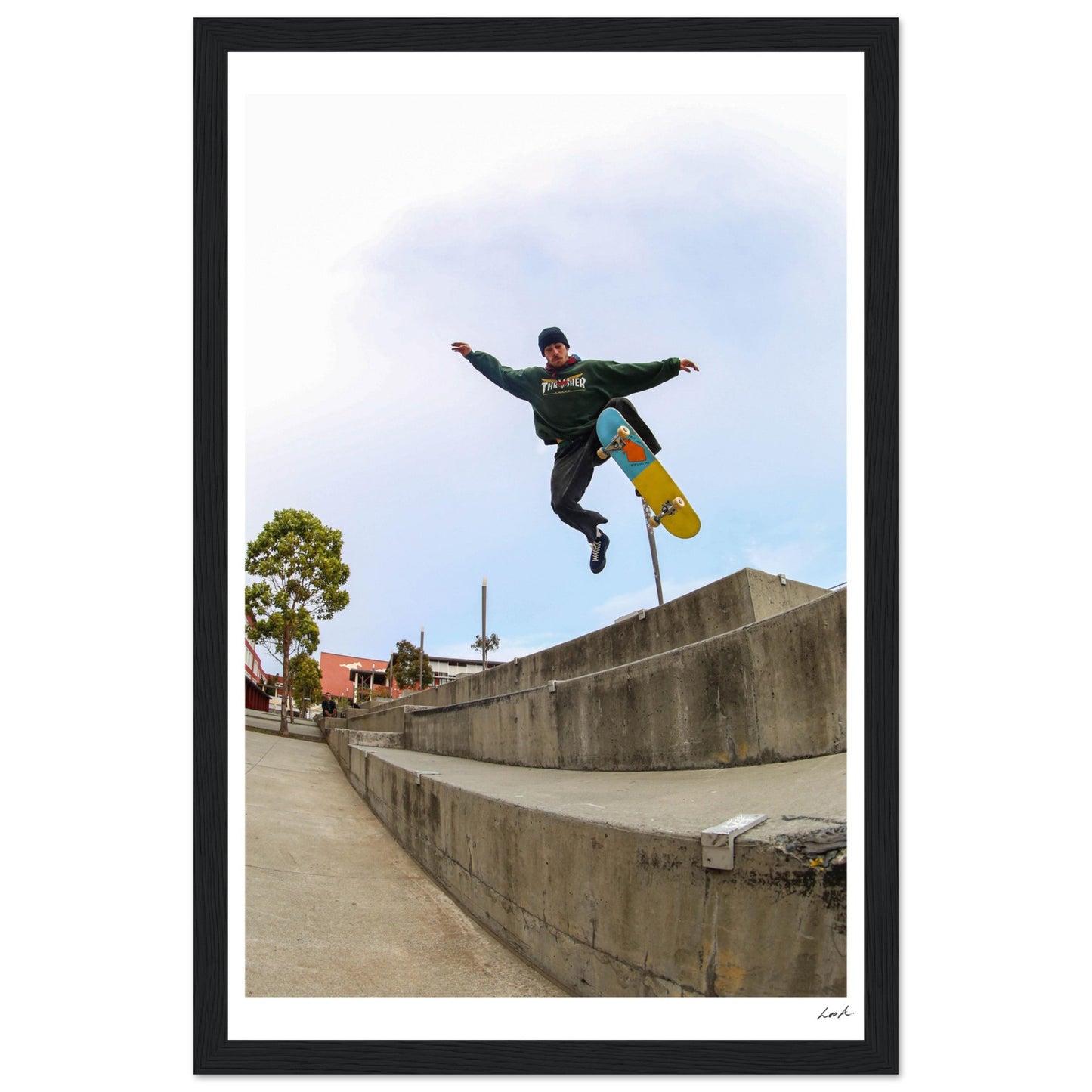 Brody Petulla No Comply Abraham Lincoln High School - Premium Matte Paper Wooden Framed Poster