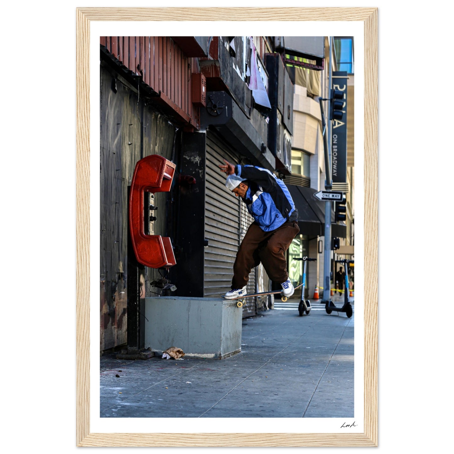 SS FS Nose Slide - Premium Matte Paper Wooden Framed Poster