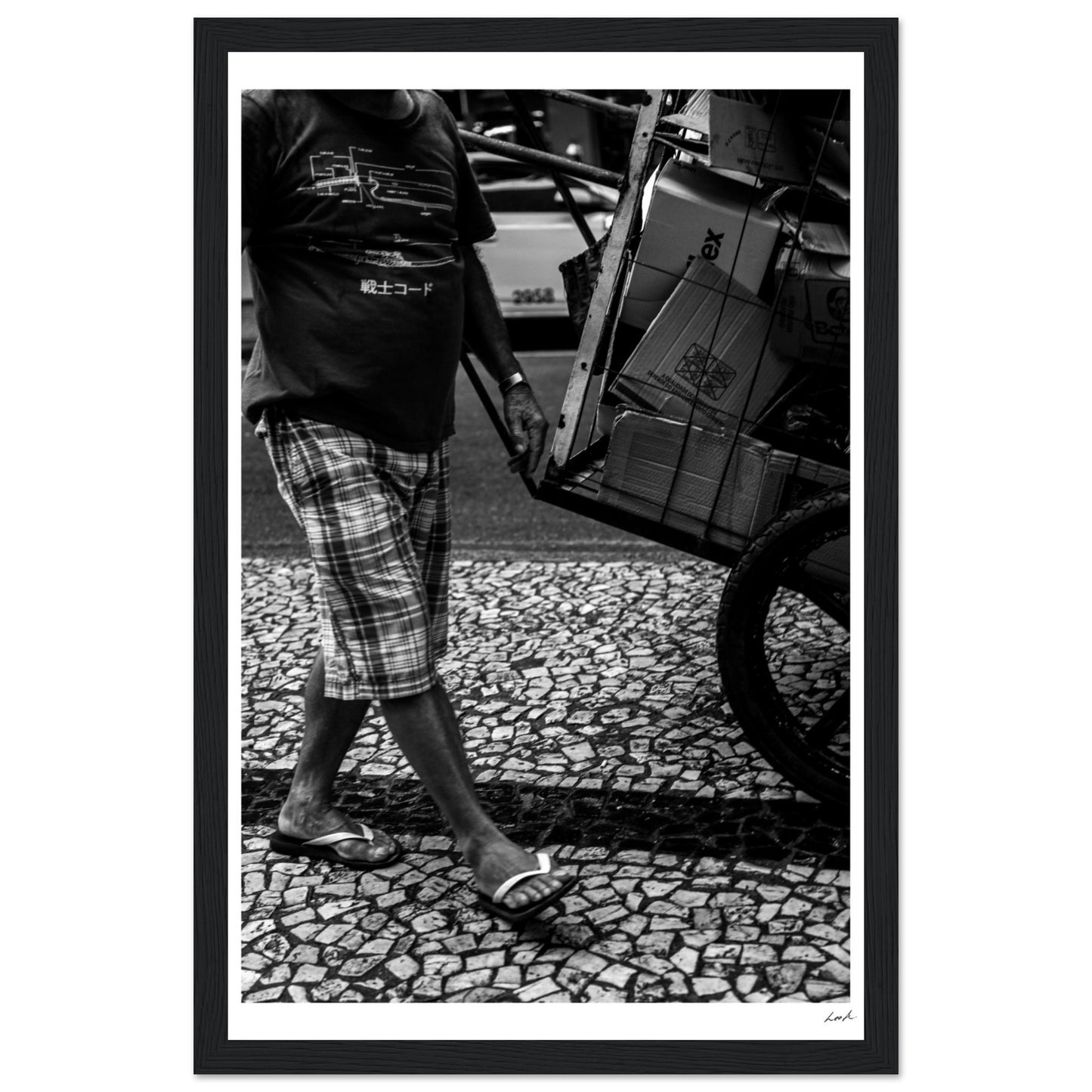 Street of CWB - Premium Matte Paper Wooden Framed Poster