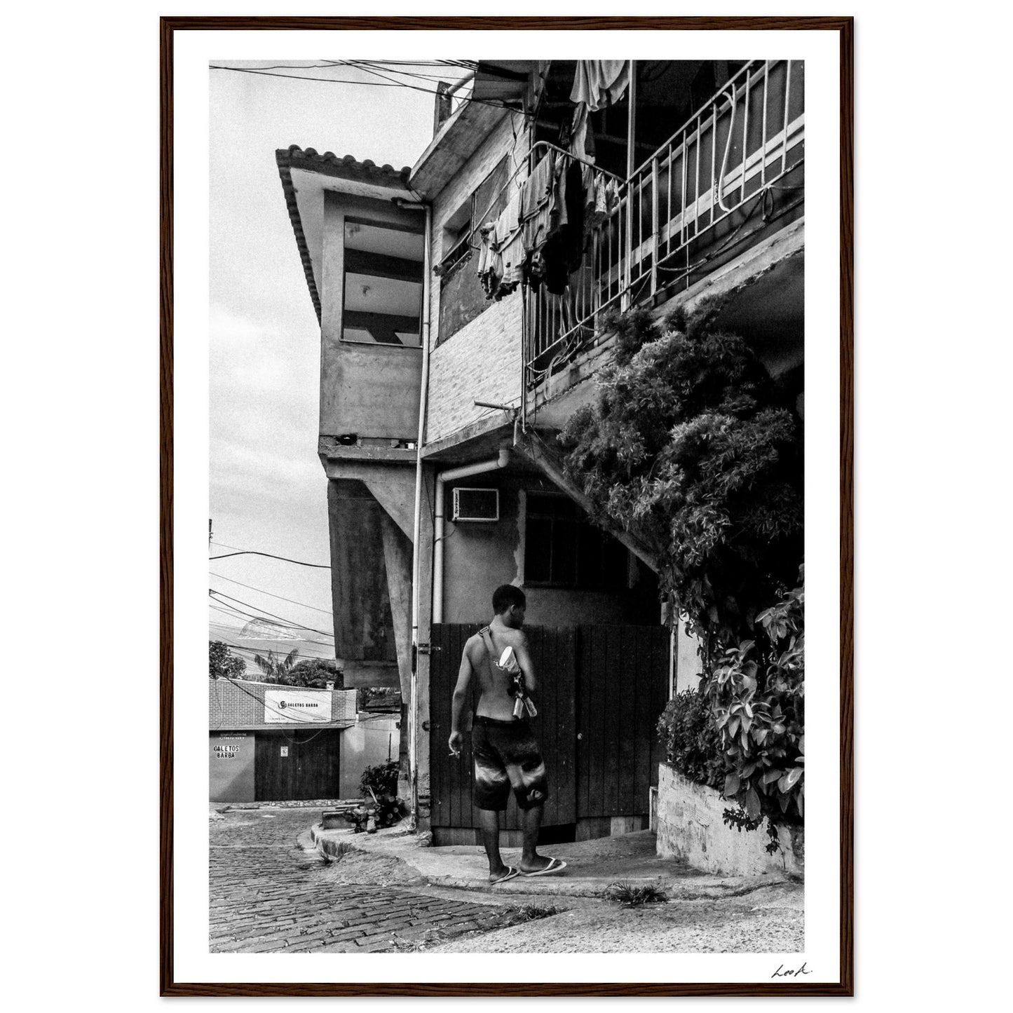 Street of RJ 3 - Premium Matte Paper Wooden Framed Poster