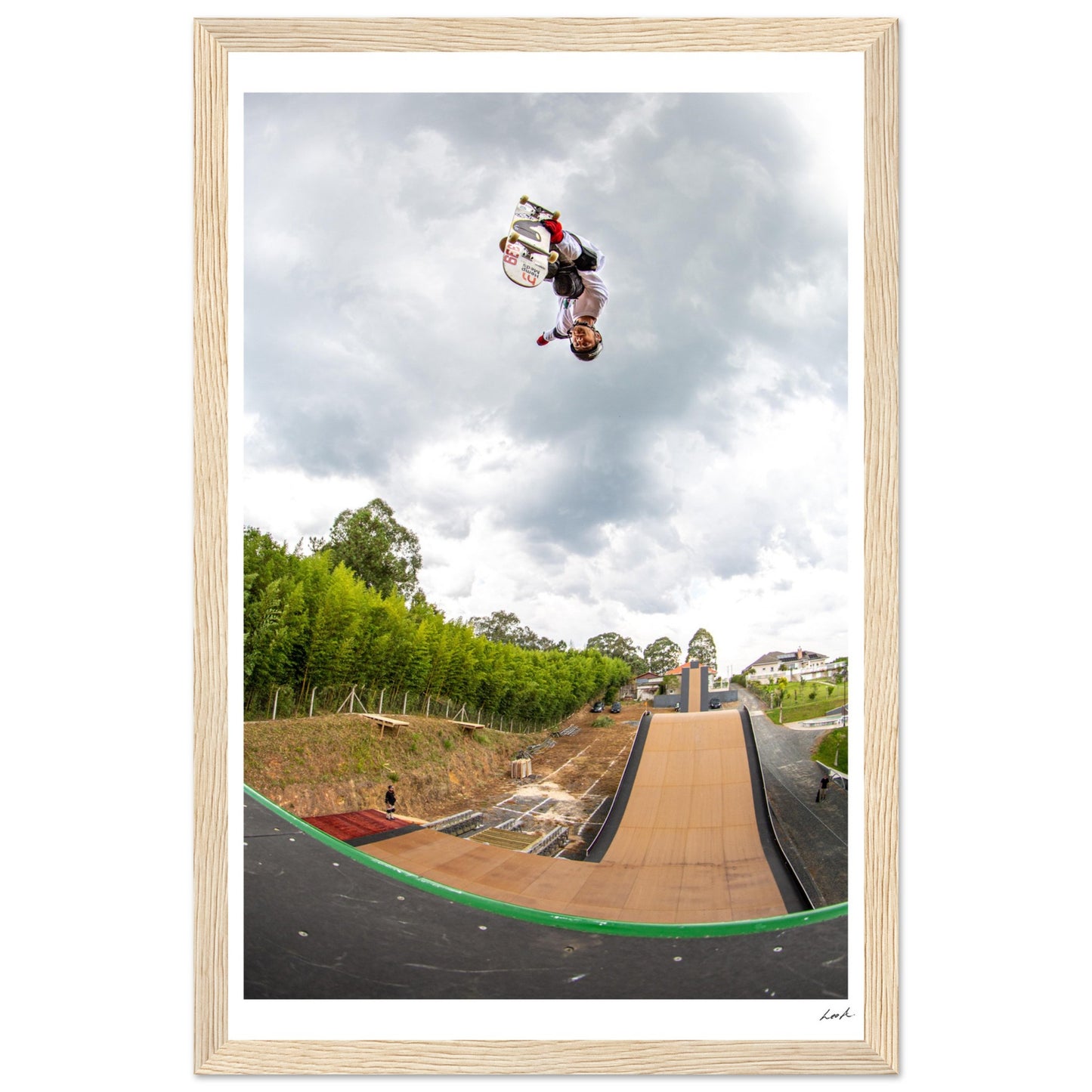 Curitiba Brazil - Premium Matte Paper Wooden Framed Poster