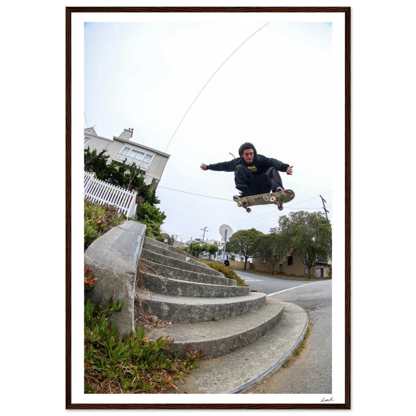 Ollie - Premium Matte Paper Wooden Framed Poster